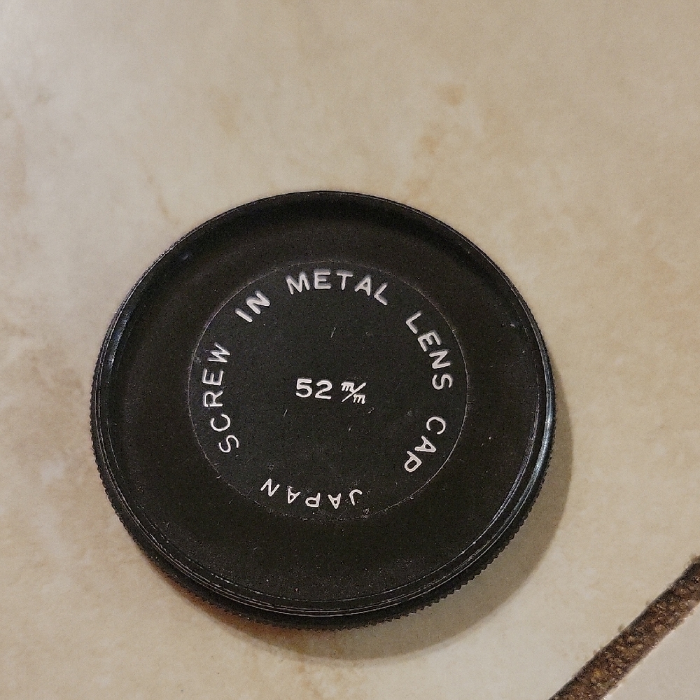 Vintage Metal Lens Cap For Camera 52 M/M